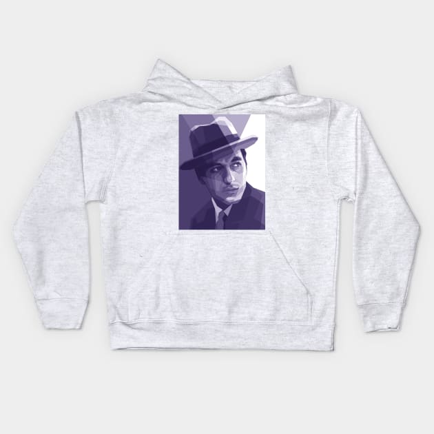 Michael Corleone Kids Hoodie by lots of artWork